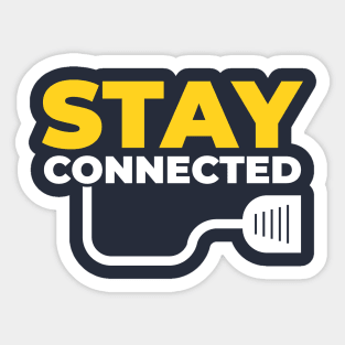 Stay Connected with Cable Sticker